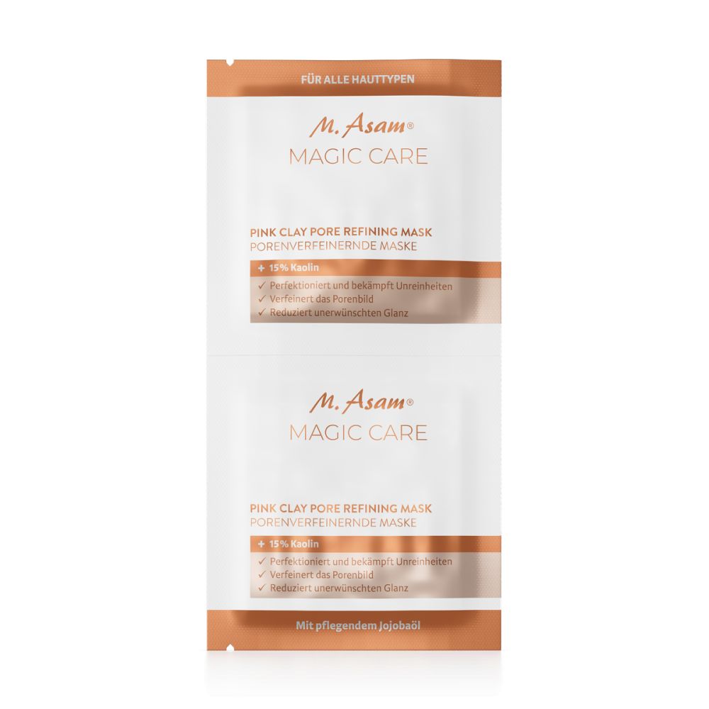 MAGIC CARE Porenverfeinernde Rosa Tonerde Maske Sachet