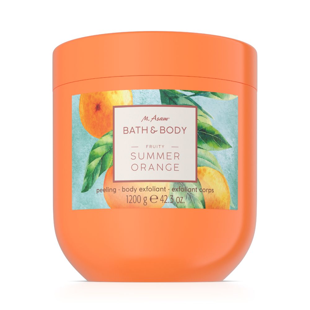 BATH & BODY SUMMER ORANGE Körperpeeling XXL