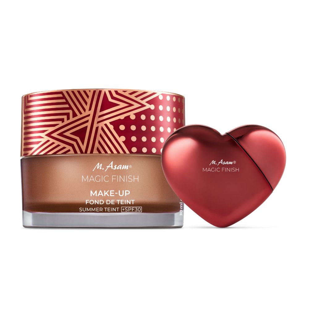 MAGIC FINISH Make-up Mousse Summer Teint & Push-up Lipgloss Mini Heart Birthday Love Edition