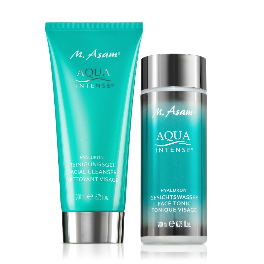 AQUA INTENSE Hyaluron Set: Gesichtswasser & Reinigungsgel