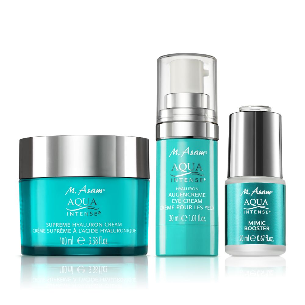 AQUA INTENSE Mimic Booster, Hyaluron Augencreme & 24h Creme XXL Set