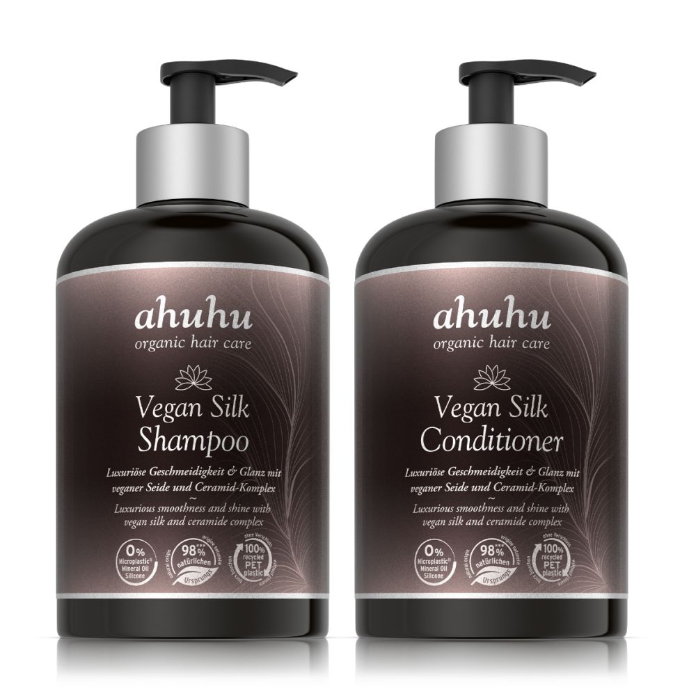 VEGAN SILK Shampoo & Conditioner XXL Set