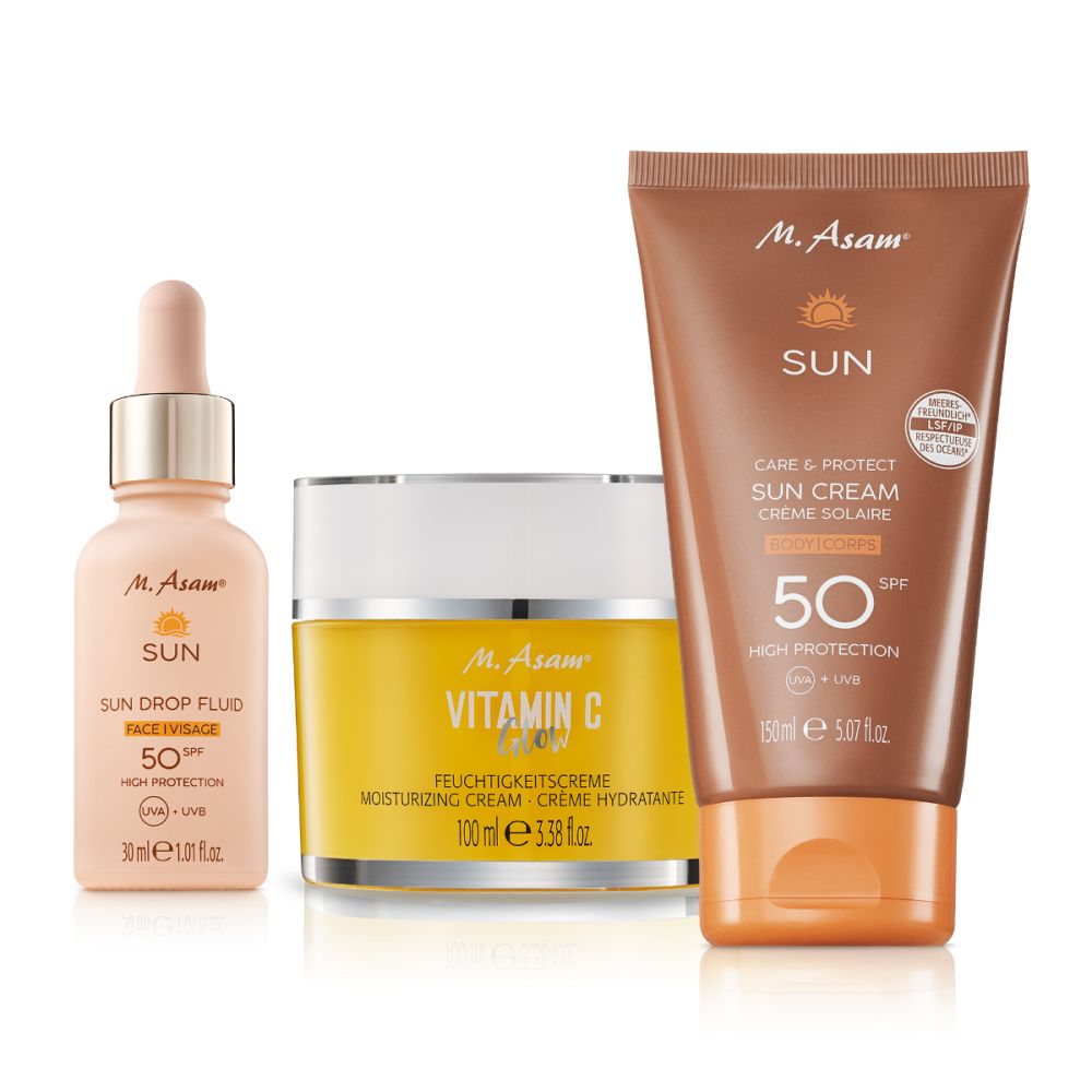 VITAMIN C & SUN Gesicht & Körper Sonnenpflege-Set 3-teilig