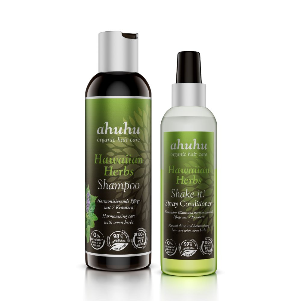 HAWAIIAN HERBS 7-Kräutershampoo Shampoo & Shake it! Spray Conditioner Set