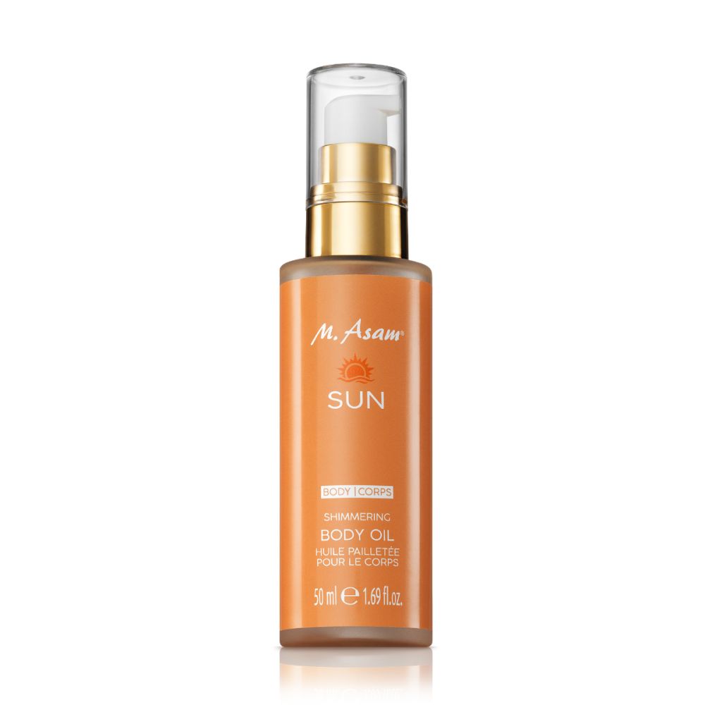 Huile pailletée scintillante pour le corps SPF 15 - M. Asam SUN Shimmering Body Oil