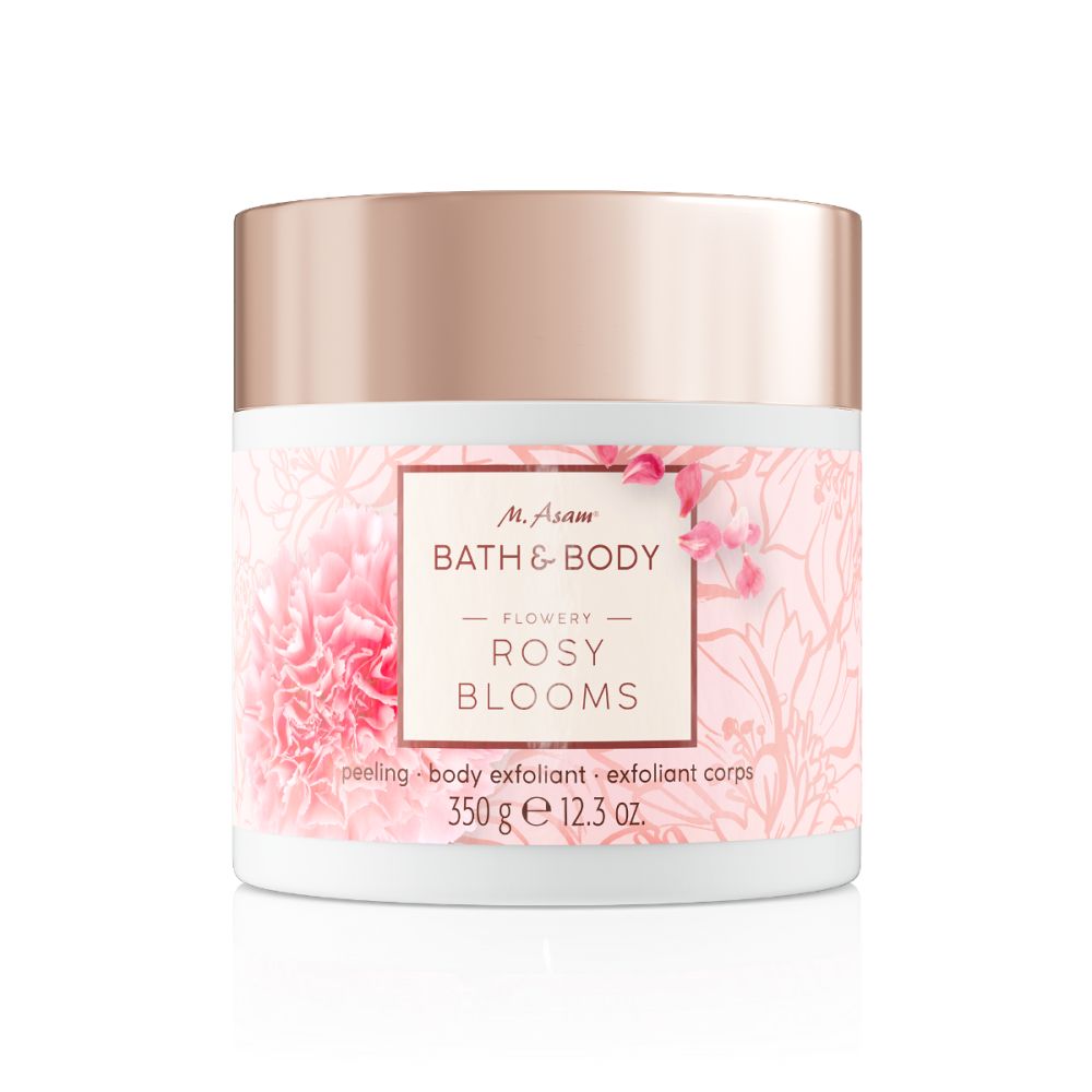 BATH & BODY ROSY BLOOMS Körperpeeling