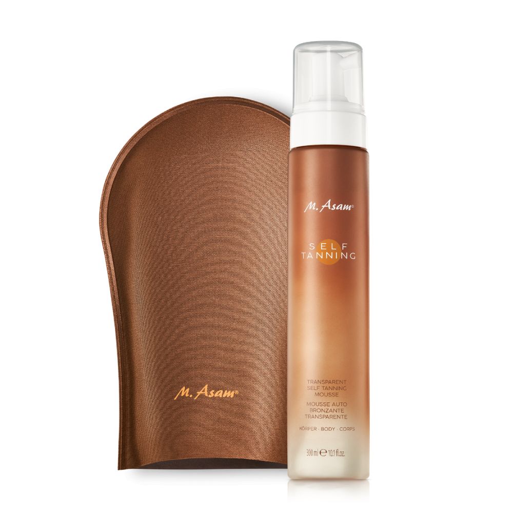 Mousse autobronzante & Gant applicateur - M. Asam SUN Self Tanning Mousse