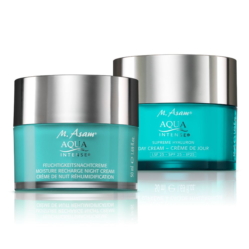 AQUA INTENSE Set CrÃ¨me Ã  l'acide hyaluronique SPF 25 & CrÃ¨me de nuit