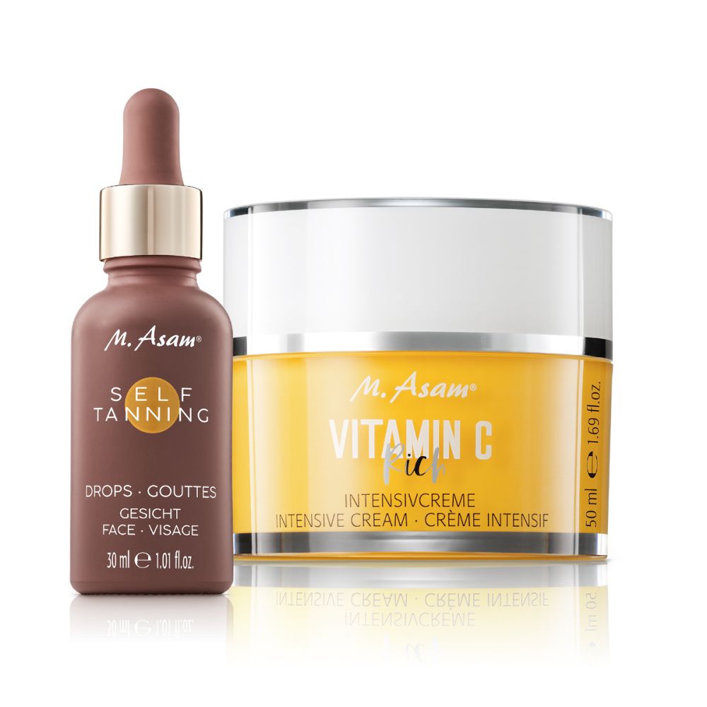 SUN Self Tanning Gouttes autobronzantes et VITAMIN C Rich CrÃ¨me hydratante