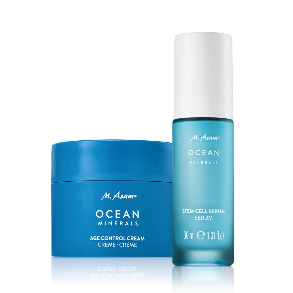 OCEAN MINERALS Age Control 24h Gesichtscreme & Stammzellenserum Set