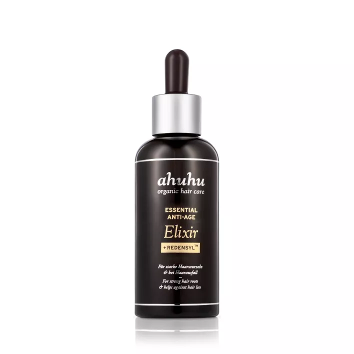 ahuhu ESSENTIAL ANTI-AGE Elixir – Kopfhaut Serum mit Koffein und Redensyl™ Design Edition