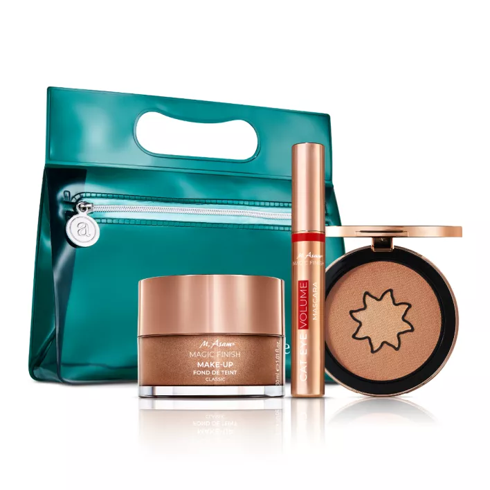 M. Asam MAGIC FINISH Ready Set Glow-Trio mit Kosmetiktasche