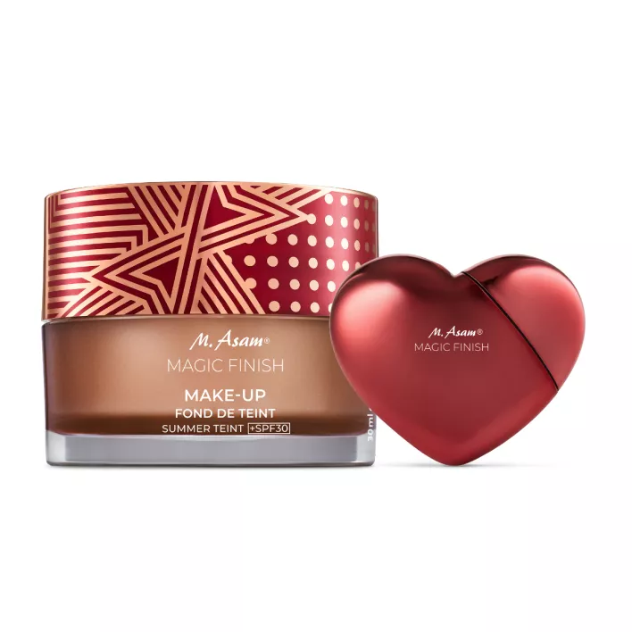 M. Asam MAGIC FINISH Make-up Mousse Summer Teint & Push-up Lipgloss Mini Heart Birthday Love Edition