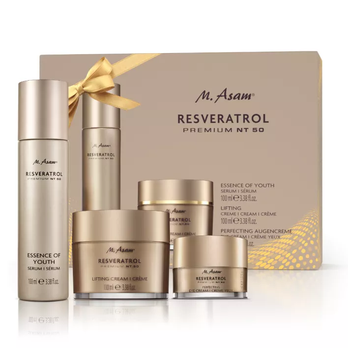 M. Asam RESVERATROL PREMIUM NT50 Straffende Pflege Geschenkset XXL 3-teilig