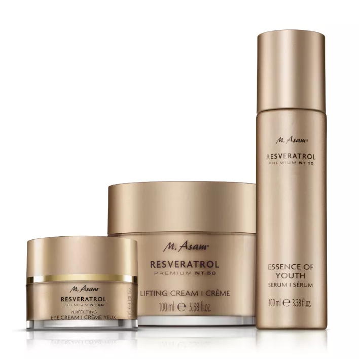 M. Asam RESVERATROL PREMIUM NT50 3er Gesichtspflege-Set XXL