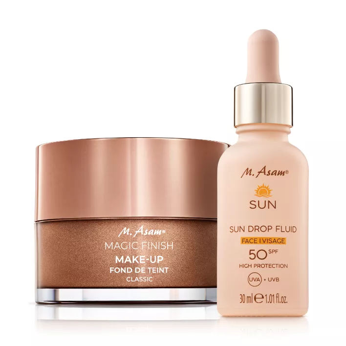 M. Asam SUN & MAGIC FINISH Set protection solaire et peau unifiée 2 produits