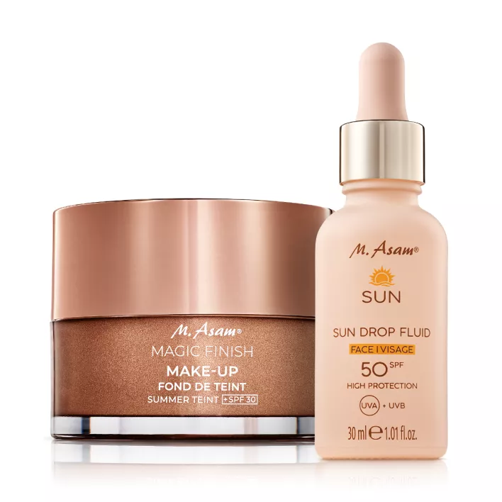 M. Asam SUN & MAGIC FINISH Set protection solaire et peau hâlée 2 produits