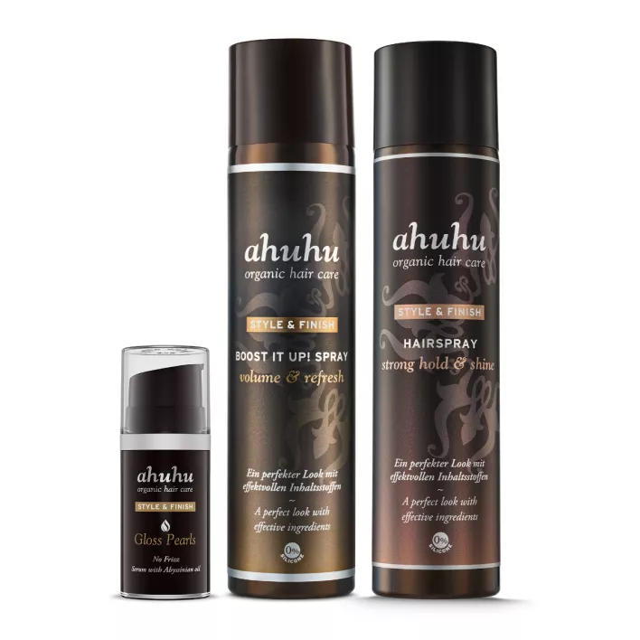 ahuhu STYLE & FINISH Haarstyling-Set 3-teilig