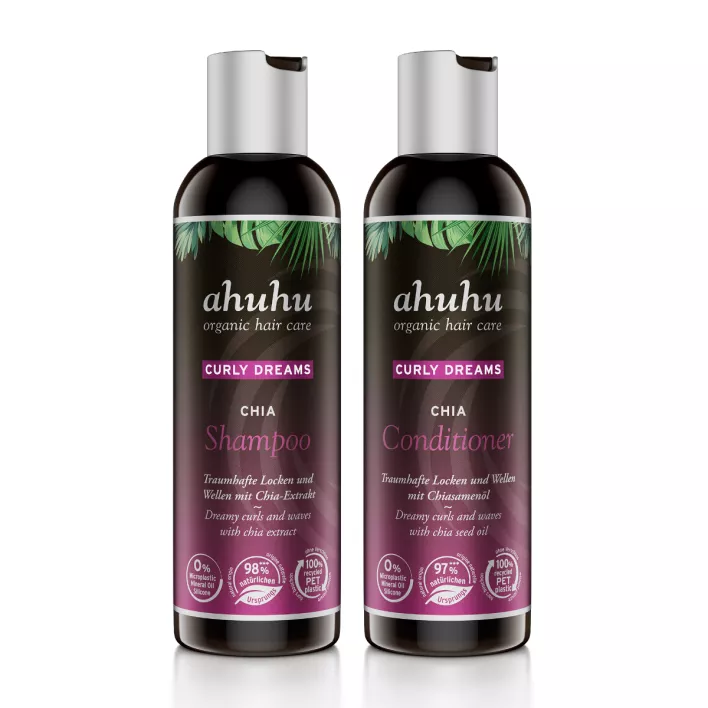 ahuhu CURLY DREAMS Set 2 soins pour cheveux bouclés