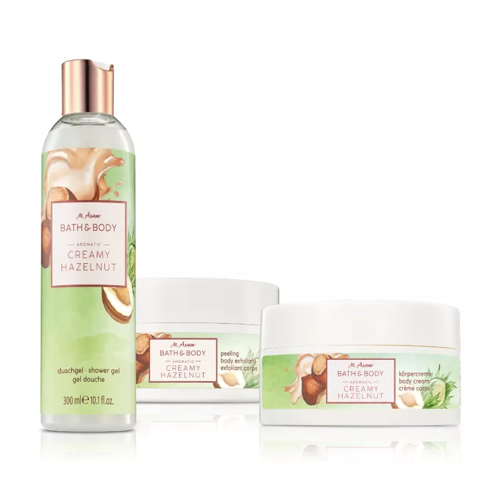 M. Asam BATH & BODY CREAMY HAZELNUT Körperpflege-Set 3-teilig