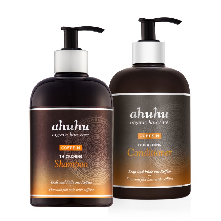 ahuhu COFFEIN-Set: Shampoo & Conditioner in Sondergrößen