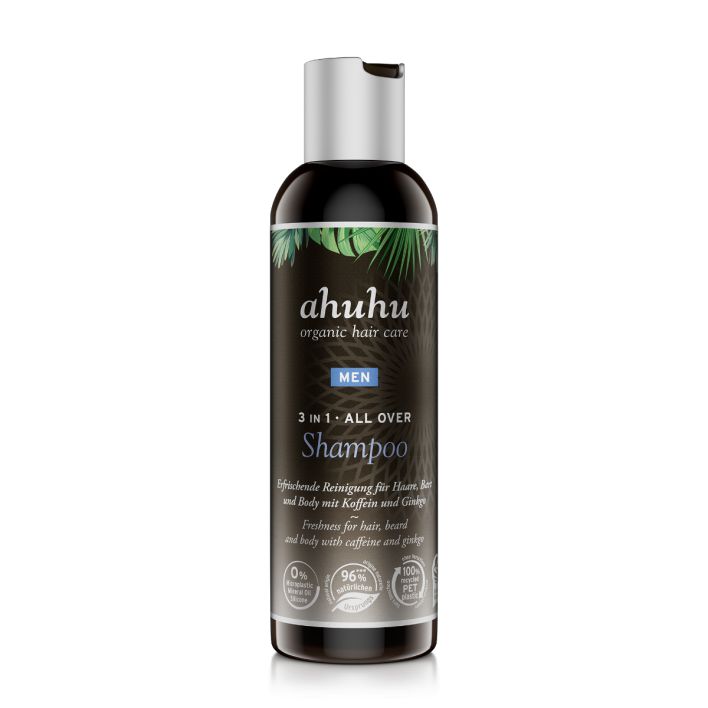 ahuhu MEN 3 in 1 ALL OVER Shampoing revitalisant