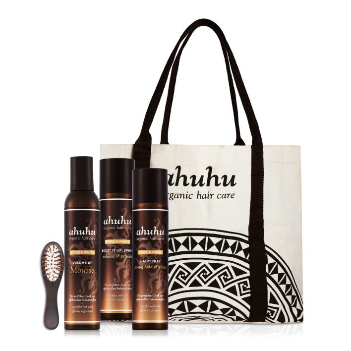 ahuhu Haarstyling Set mit Canvas Shopper